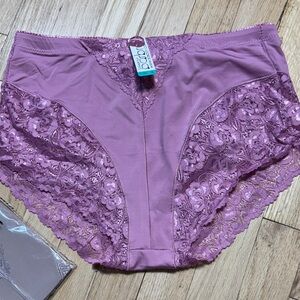 Set of Barbar B2Body.com Mauve Lace High-Waist Panties XL